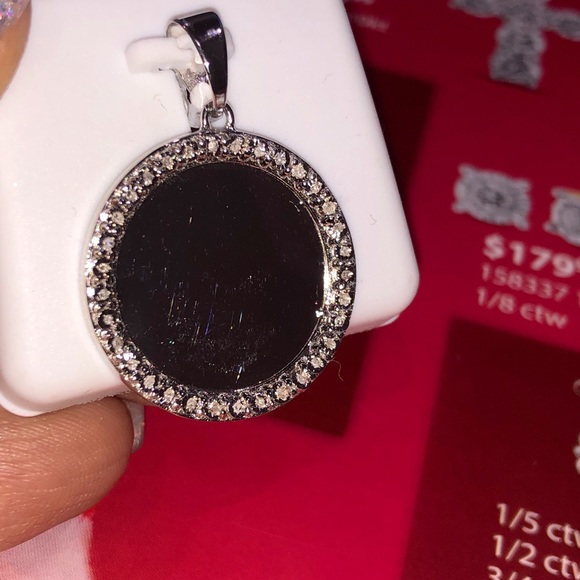 Real diamond picture memory charm pendant NOT CZ! - Picture 17 of 17